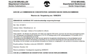 Lire la suite à propos de l’article Avis de la commission de concertation concernant la demande de permis pour la mégaprison – Réunion du 10/06/2015