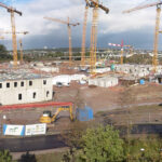 Panorama du chantier de construction de la mégaprison de Haren - Crédits : Cafasso